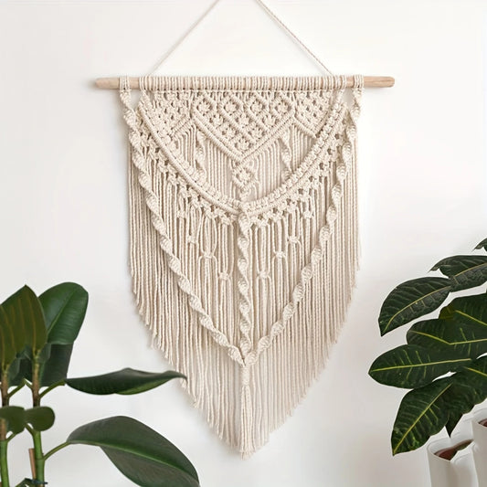 1pc Handmade Woven Bohemian Macrame Tapestry