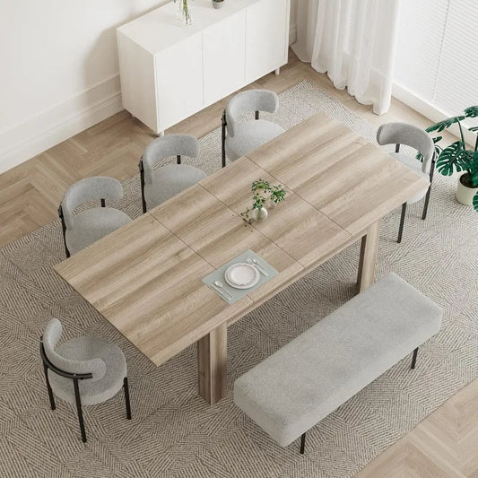 Large Farmhouse Extendable Dining Table