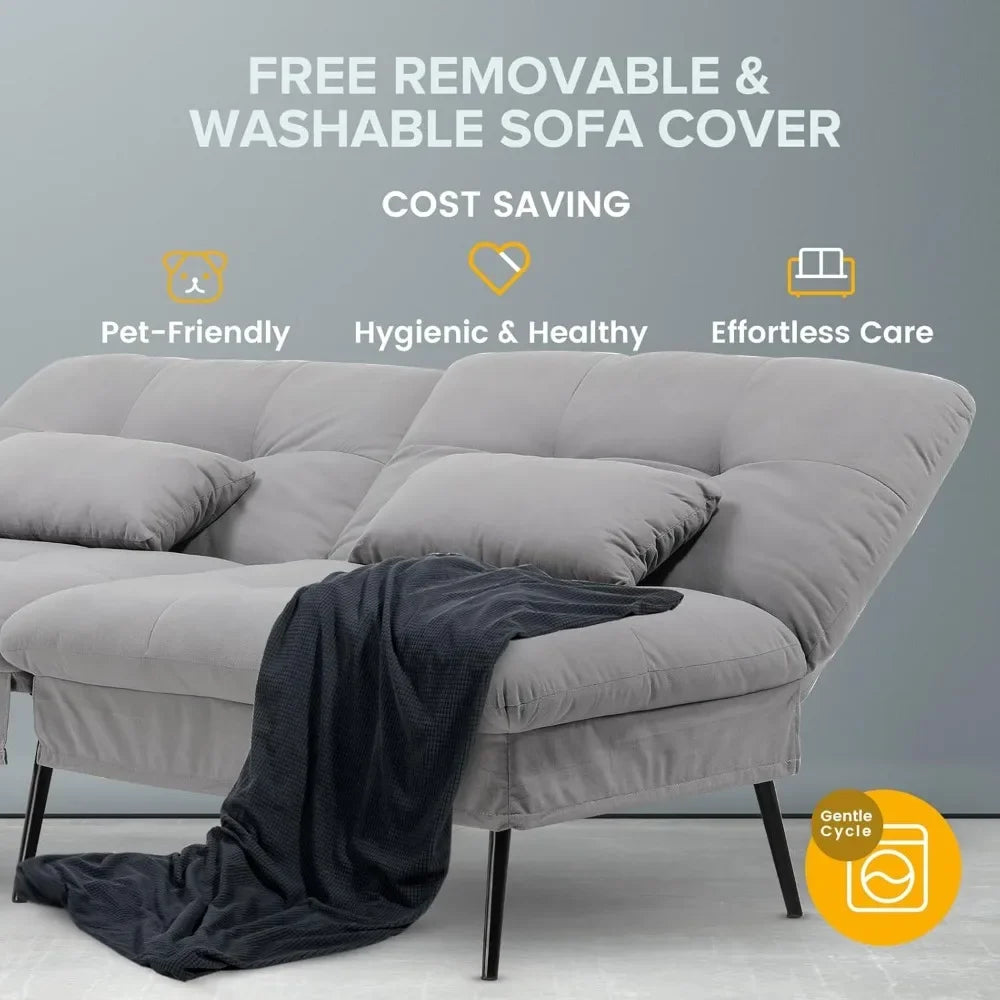 68” Convertible Futon Sofa Bed