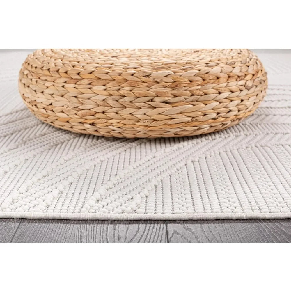 8'x10' Modern Luxury Geometric Arch Area Rug
