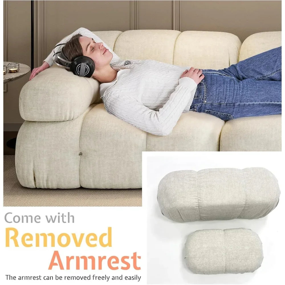 Cloud Modular Compression Sectional Sofa 4 Seater