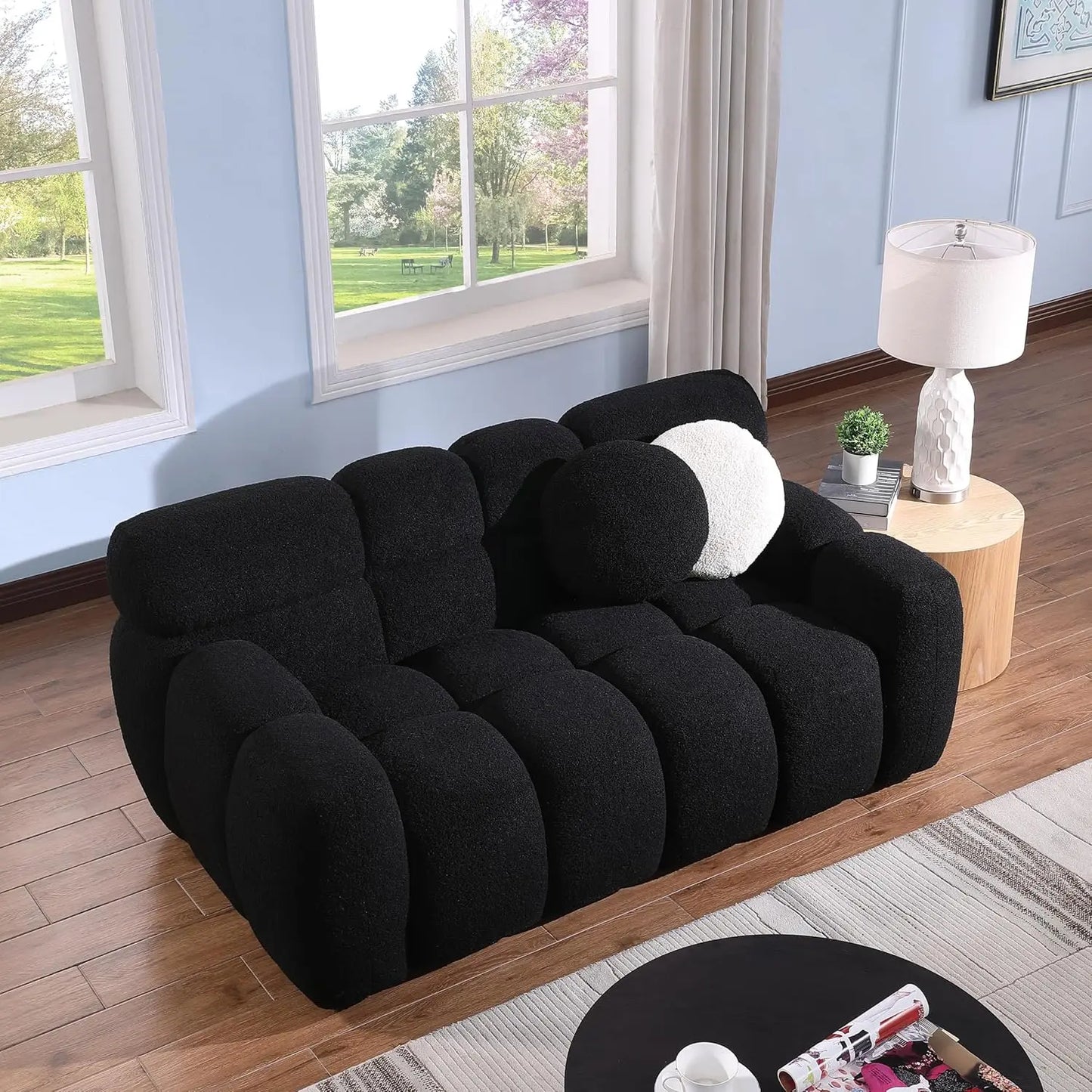 65" Loveseat & 86.5" 3 Seater Cloud Sofa