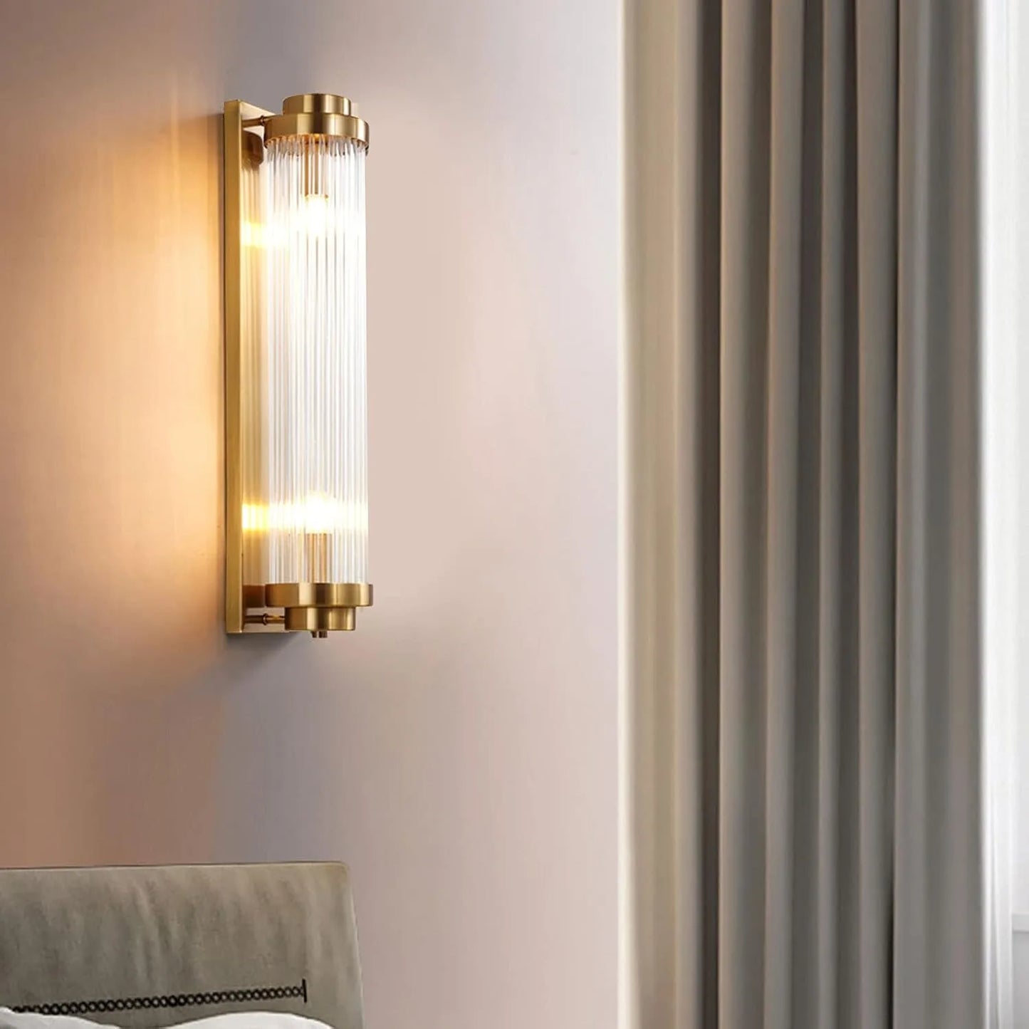 Modern Indoor Brass Wall Sconce Light