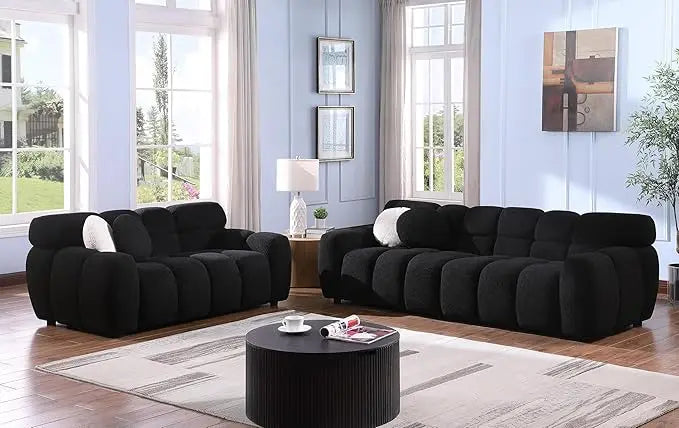 65" Loveseat & 86.5" 3 Seater Cloud Sofa