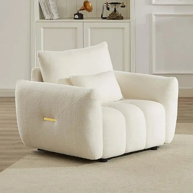 82" Comfy Modern Teddy Cloud Sofa