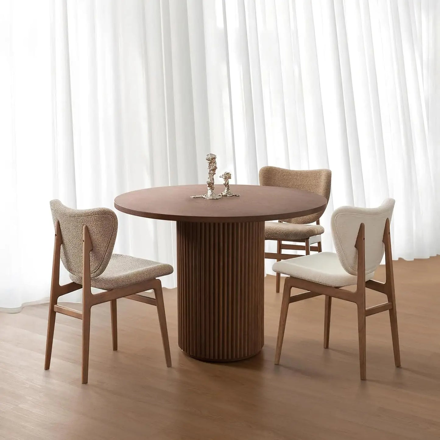 40" Round Farmhouse Dining Table