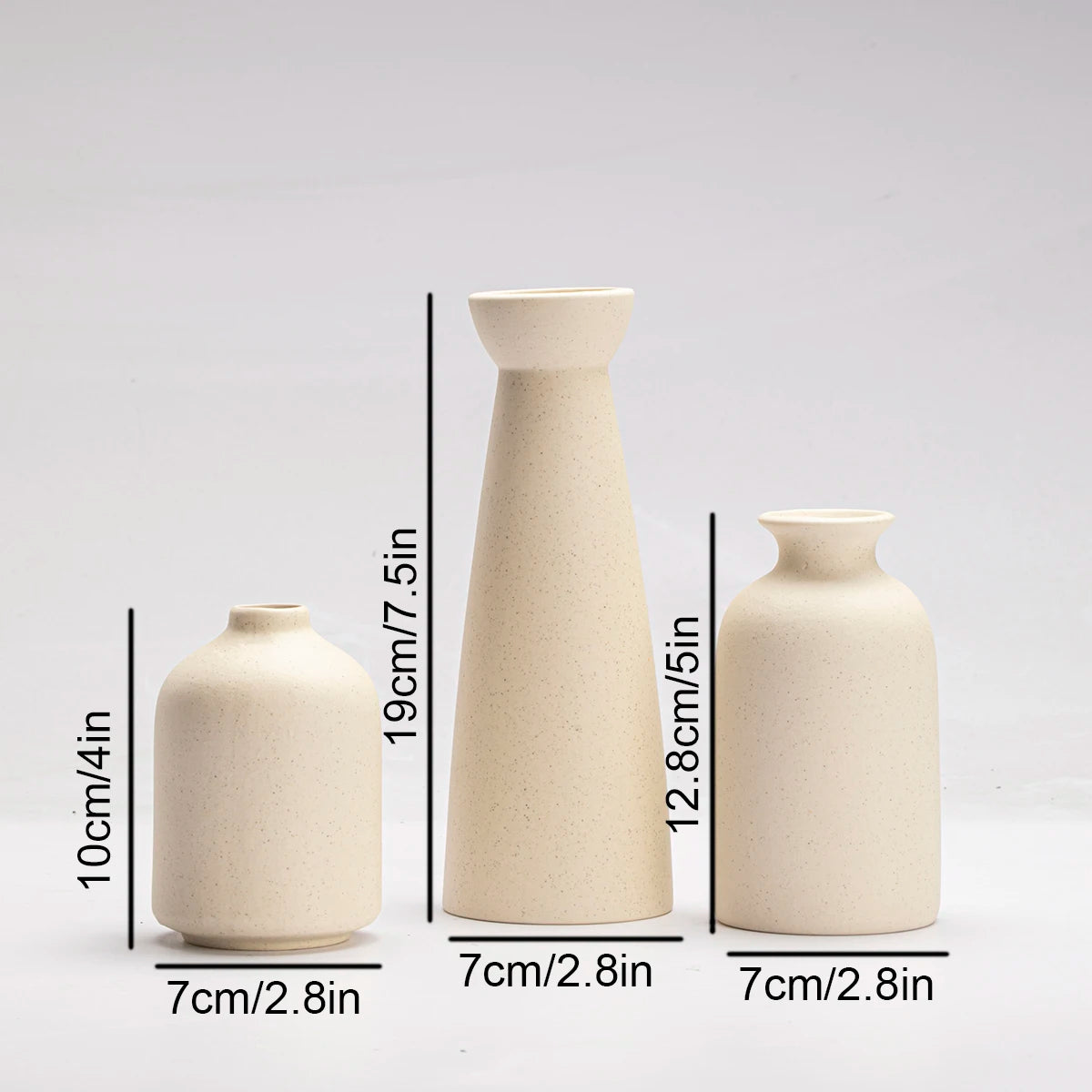Ceramic Vase Set of 3
