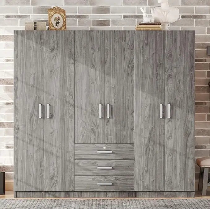 Large Wardrobe Closet 6 Doors