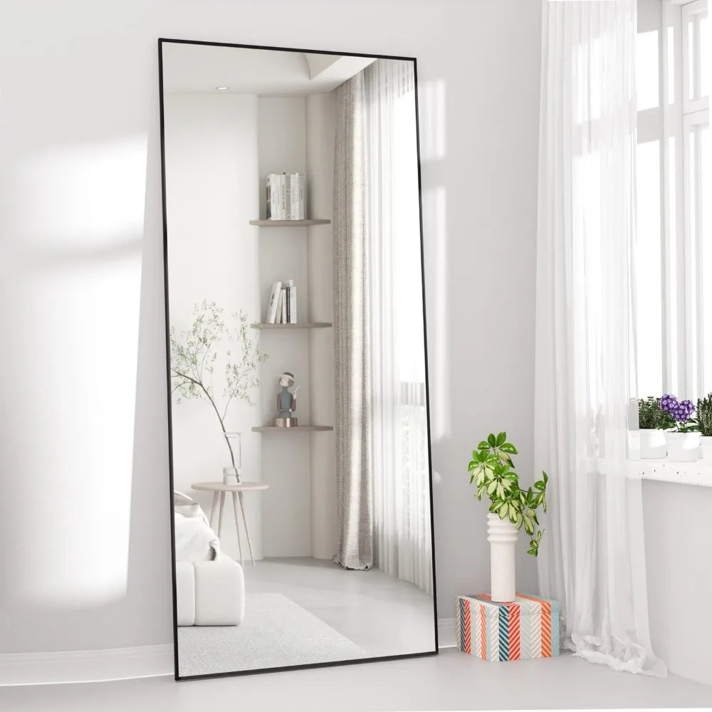 65"x24" Full Length Black Mirror