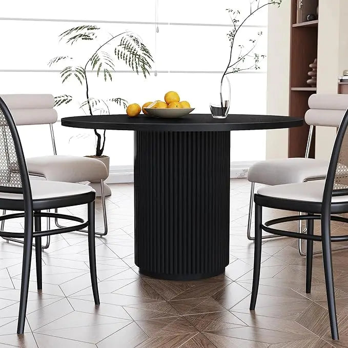 40" Round Farmhouse Dining Table