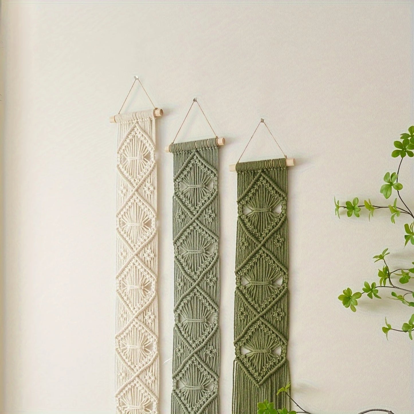 1pc Bohemian Handwoven Hanging Tapestry