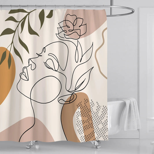 180x180CM Abstract Bohemian Shower Curtain