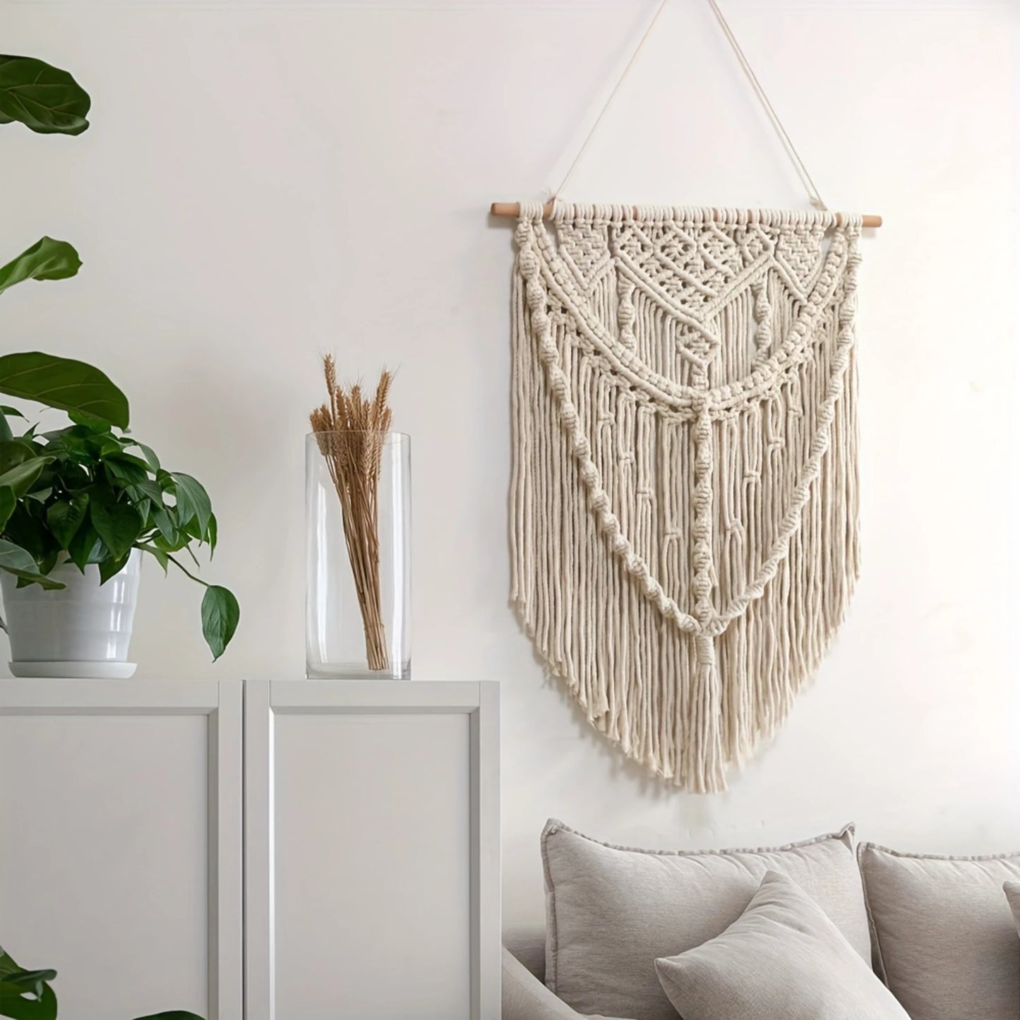 1pc Handmade Woven Bohemian Macrame Tapestry