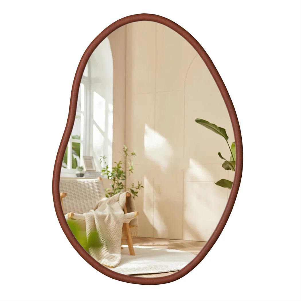 Full Length Wood Mirror Wall