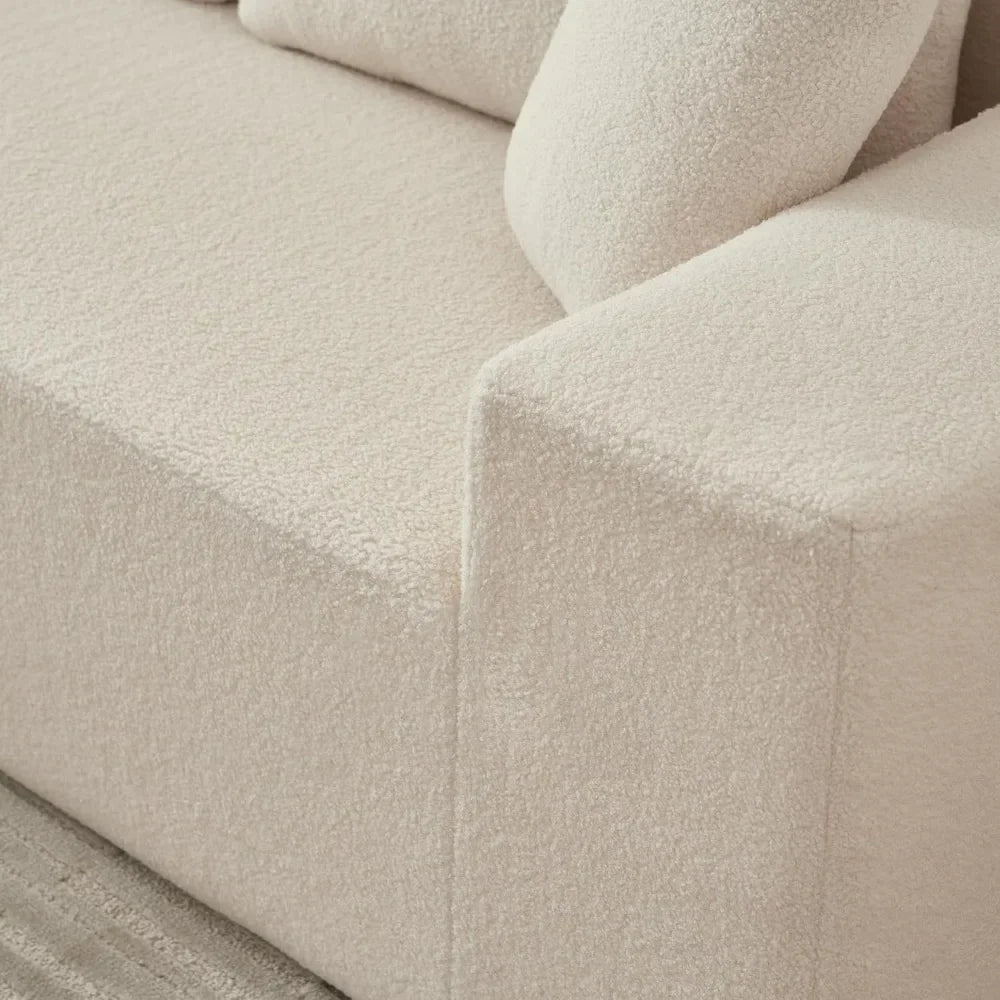 104'' Sherpa Modular Sectional Cloud Sofa