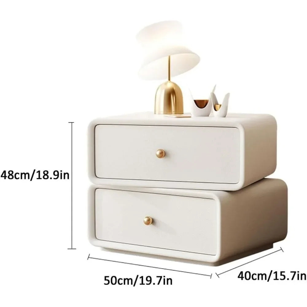 Bedside Table 360 Degree Rotation Night Stand