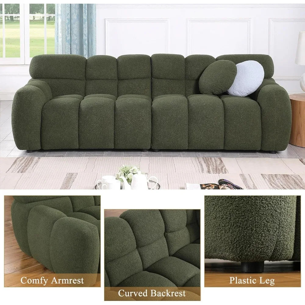 65" Loveseat & 86.5" 3 Seater Cloud Sofa