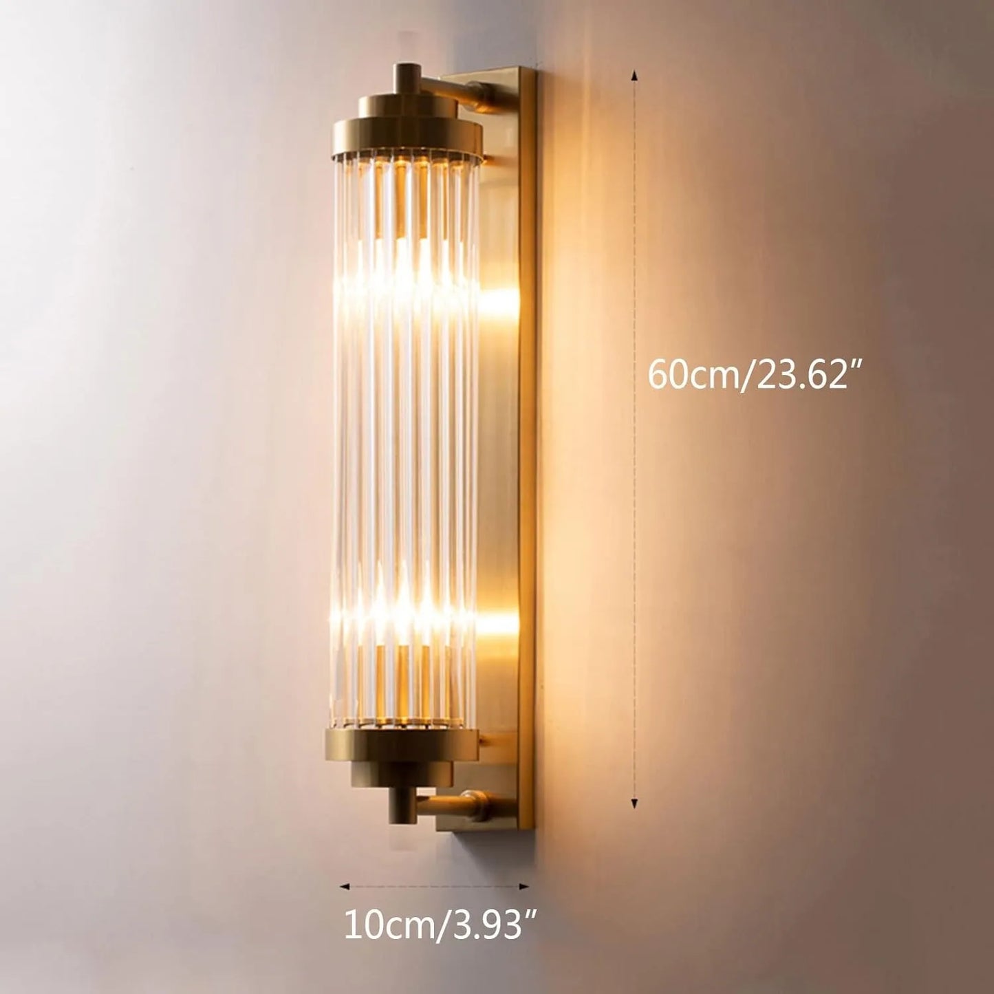 Modern Indoor Brass Wall Sconce Light