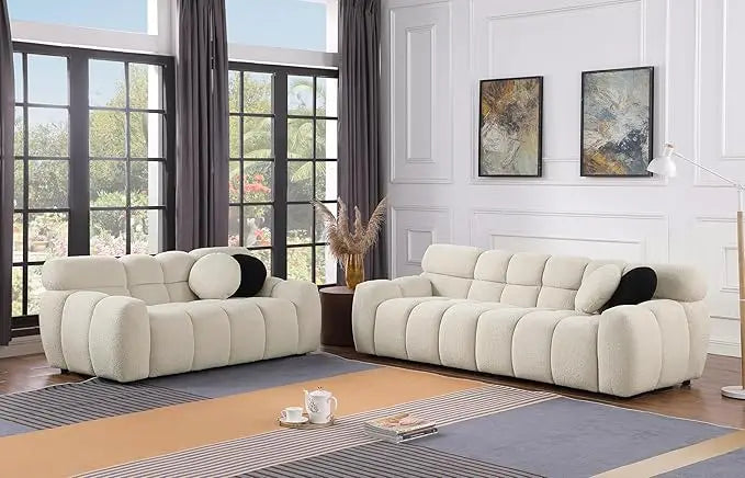 65" Loveseat & 86.5" 3 Seater Cloud Sofa
