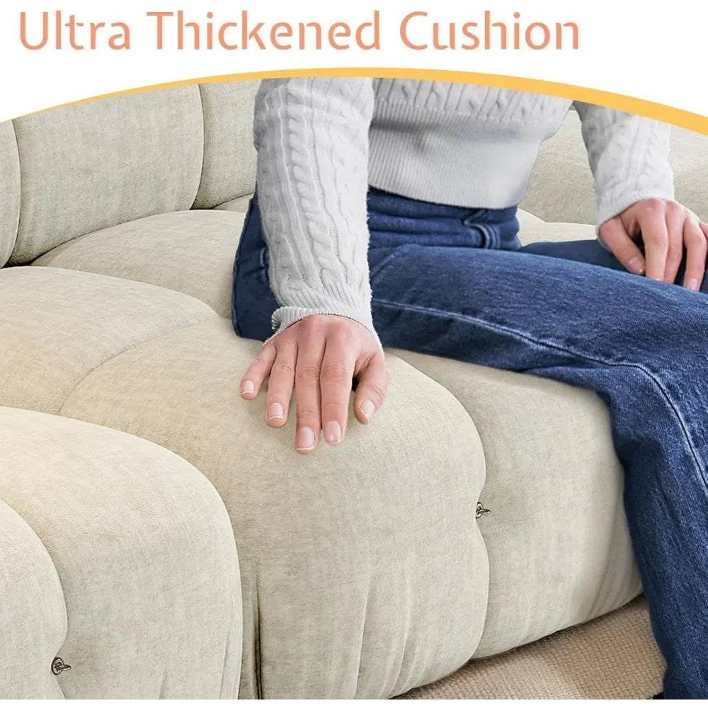 Cloud Modular Compression Sectional Sofa 4 Seater