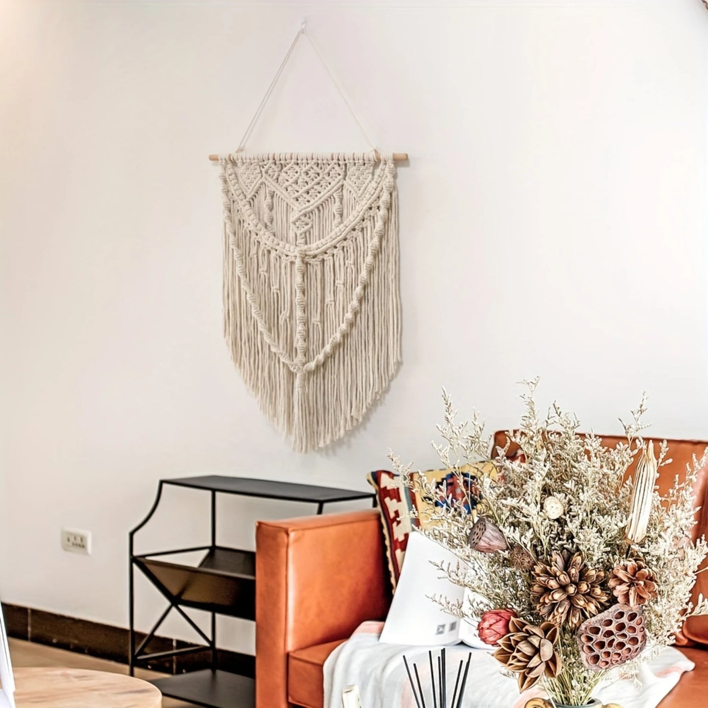 1pc Handmade Woven Bohemian Macrame Tapestry