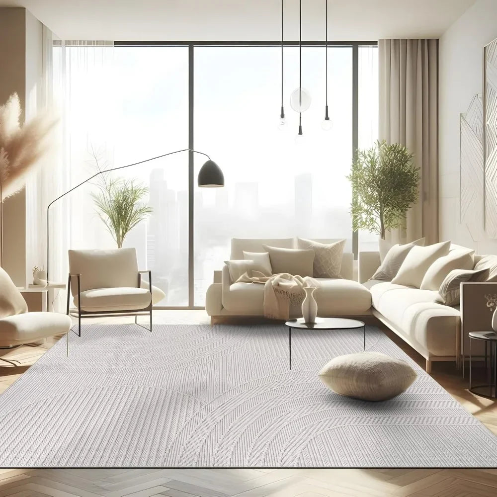 8'x10' Modern Luxury Geometric Arch Area Rug