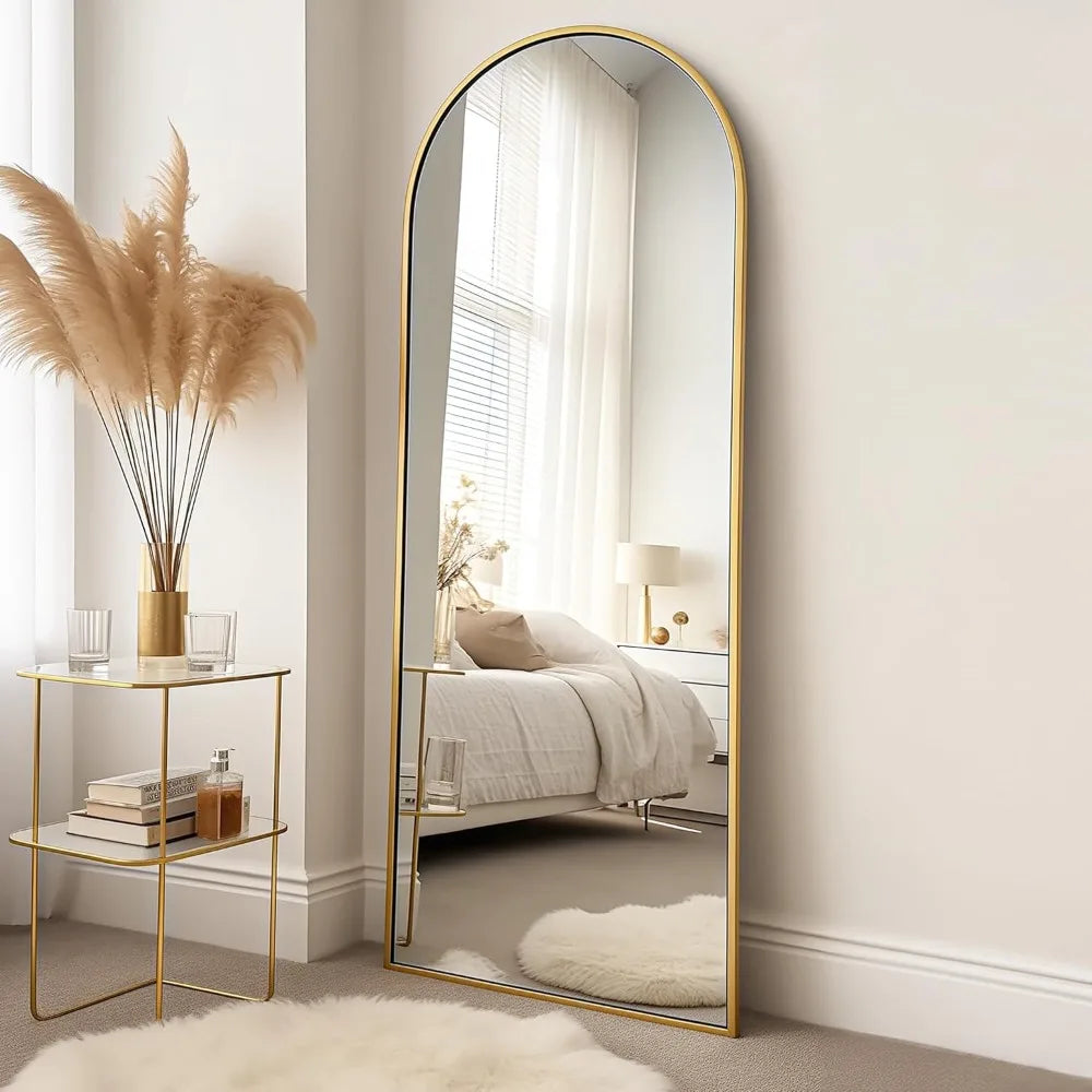 64"x21" Free Standing Modern Floor Mirror