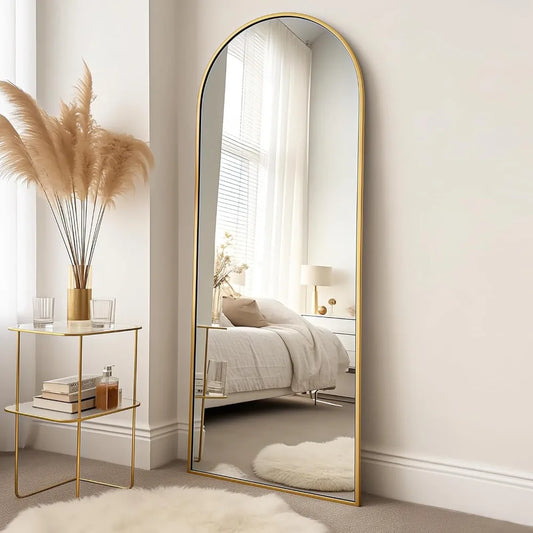 64"x21" Free Standing Modern Floor Mirror