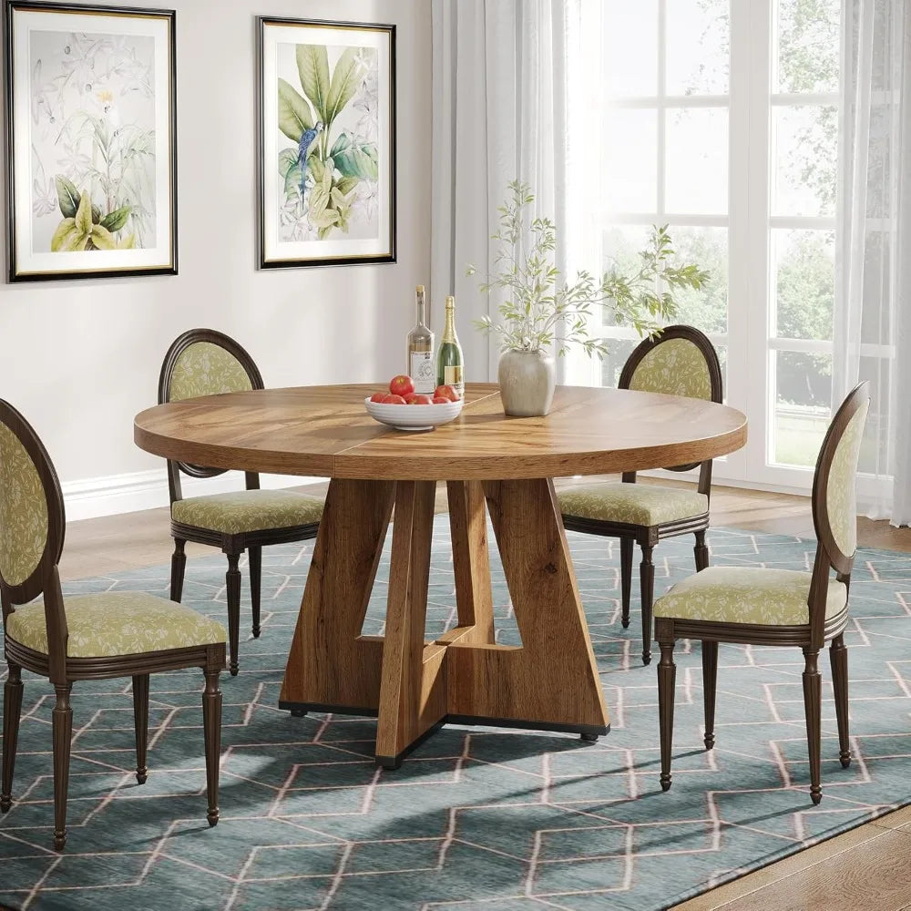 47" Rustic Farmhouse Dining Table for 4