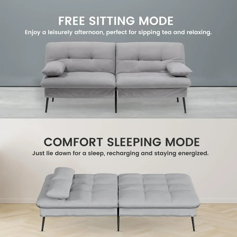 68” Convertible Futon Sofa Bed