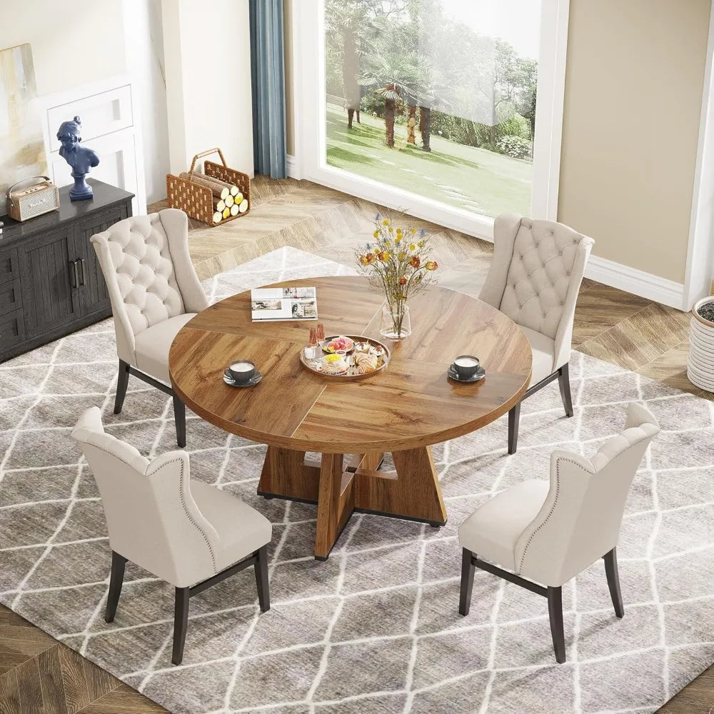 47" Rustic Farmhouse Dining Table for 4