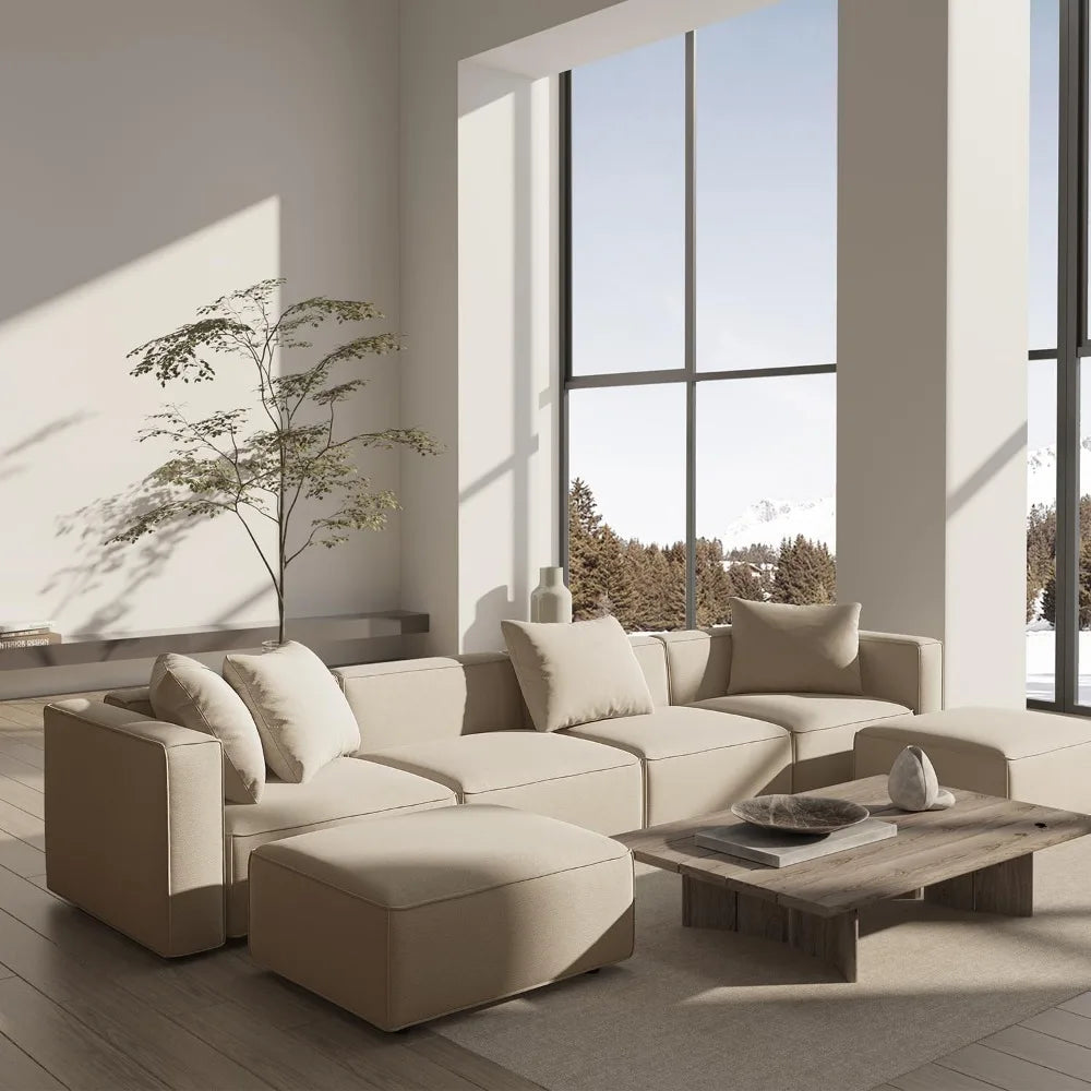 U-Shape Modern Luxury Modular Sectional Sofa