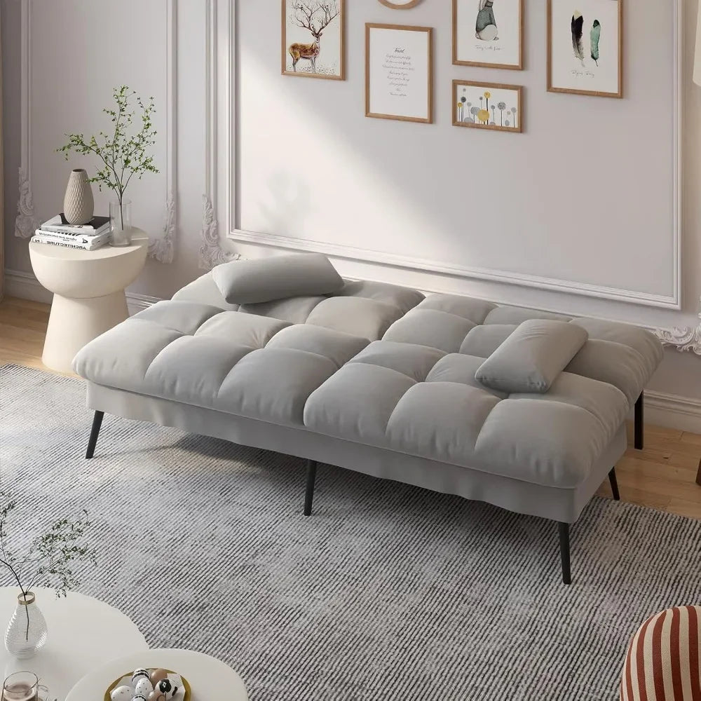 68” Convertible Futon Sofa Bed