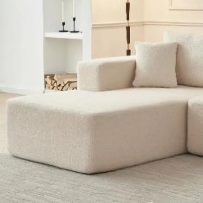 104'' Sherpa Modular Sectional Cloud Sofa