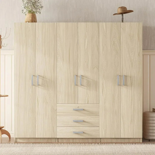 Large Wardrobe Closet 6 Doors