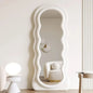 Large Flannel Arched Top Mirror with Lights