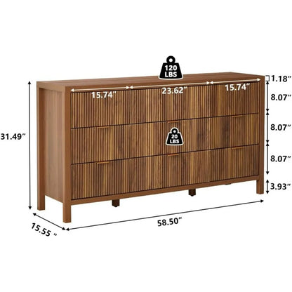 Mid Century Modern Dresser TV Stand