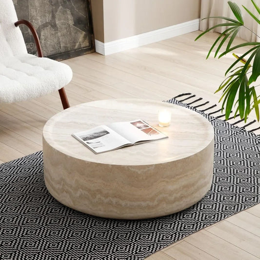 40” Modern Round Coffee Table