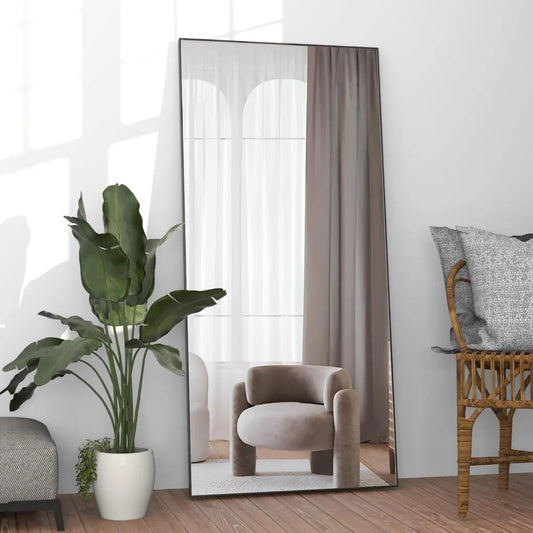 65"x24" Full Length Black Mirror