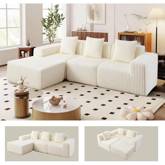 L-Shaped Free Combination Cloud Sofa